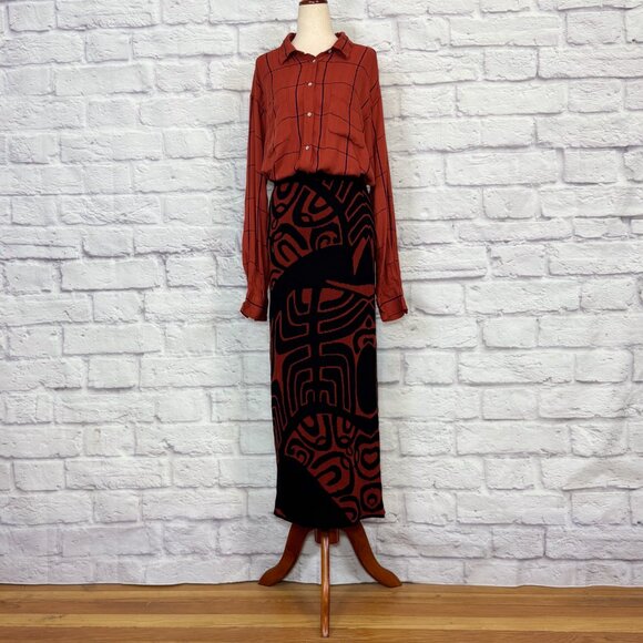 Stylus Windowpane Button Down Shirt - Picture 5 of 9